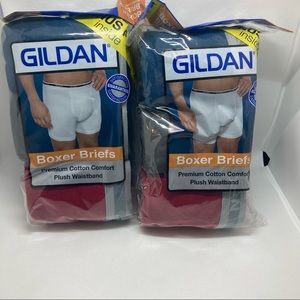 2 Packs XXL Gildan Men's Boxer Briefs 4 Pairs per Pack.